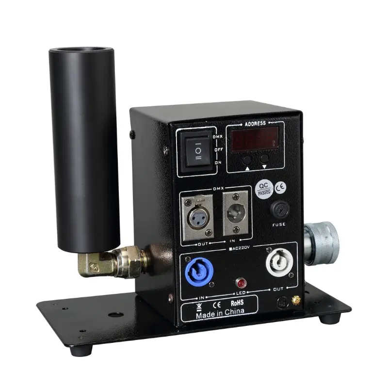 Фото SAILWIN CE DMX512 CO2 струйный туманный станок, DJ дымовая машина, сценические спецэффекты, пушка для фотографий, клуба, с 6 метрами №5