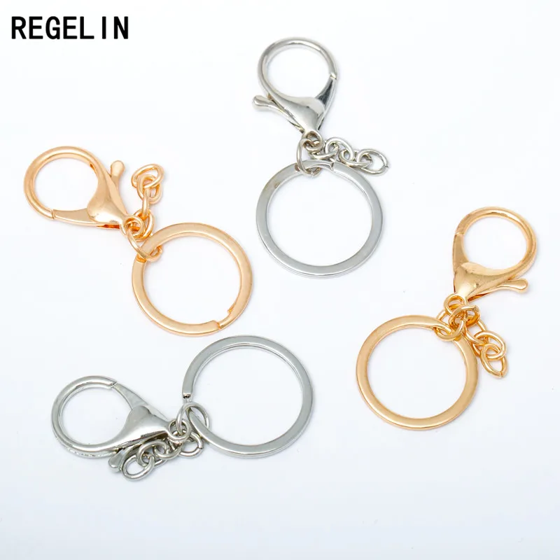 REGELIN брелоки с золотым/серебряным покрытием застежки карабины крючки для DIY