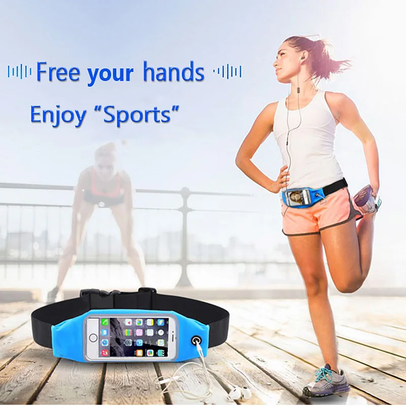 Водонепроницаемая Спортивная поясная сумка для спортзала чехол бега кошелек