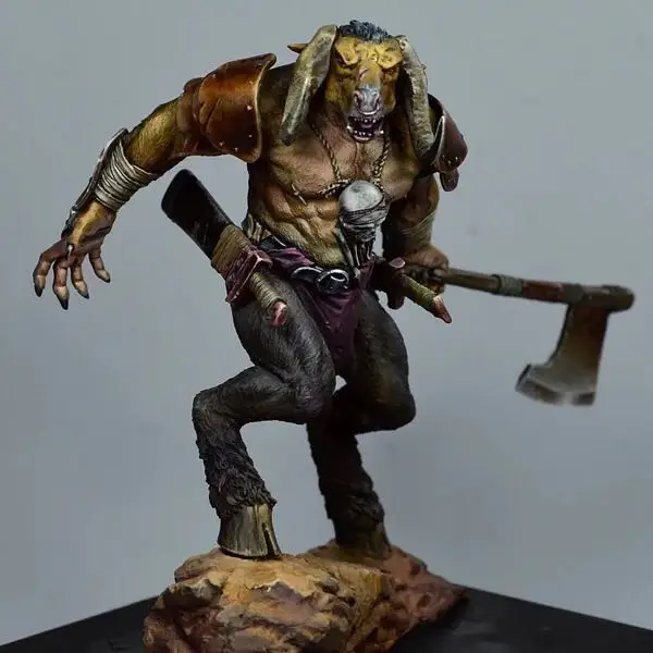 1/24 масштаб 75 мм Orc Warrior Неокрашенная Смола Модель Набор Фигурки Бесплатная