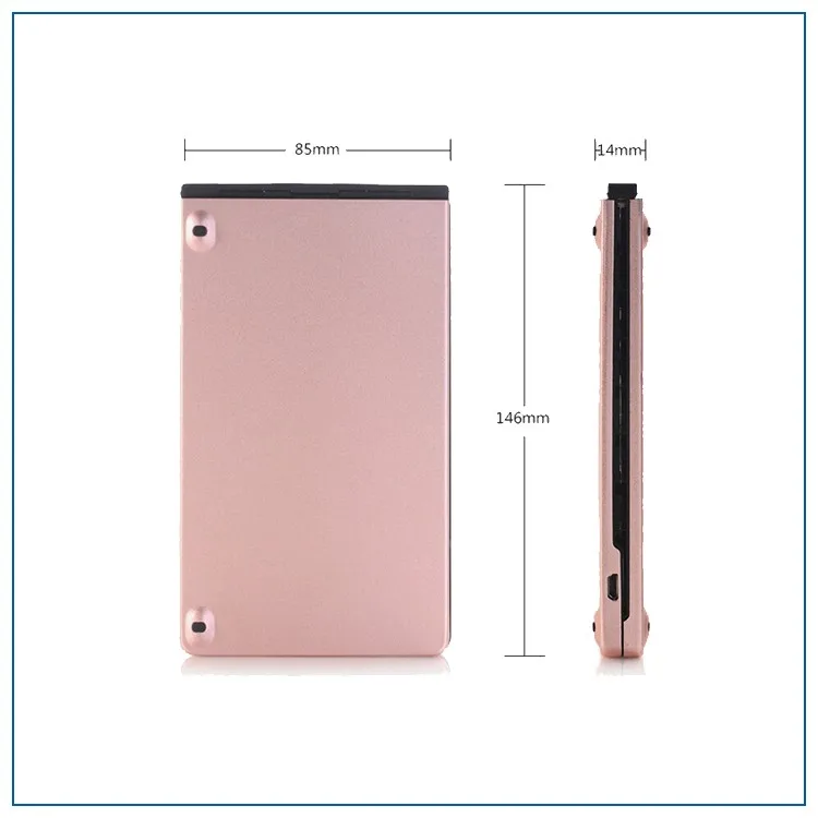 Беспроводная Bluetooth клавиатура ультра тонкая алюминиевая для IOS Android Tablet PC Windows IPad