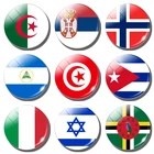 Магниты на холодильник с национальным флагом (Тунис, Куба, Сербия, Италия, Алжир, Израиль, норвежский, Доминика, Никарагуа), 30 мм магниты на холодильник