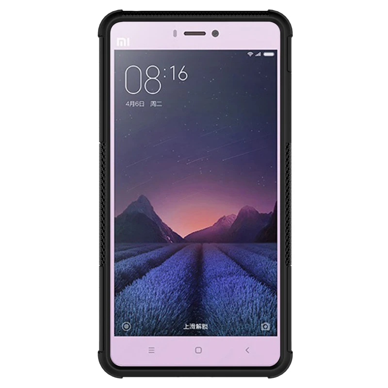 Чехол для Xiaomi Mi M 4 S s Mi4s M4s пластиковая коробка силиконовый кронштейн чехол