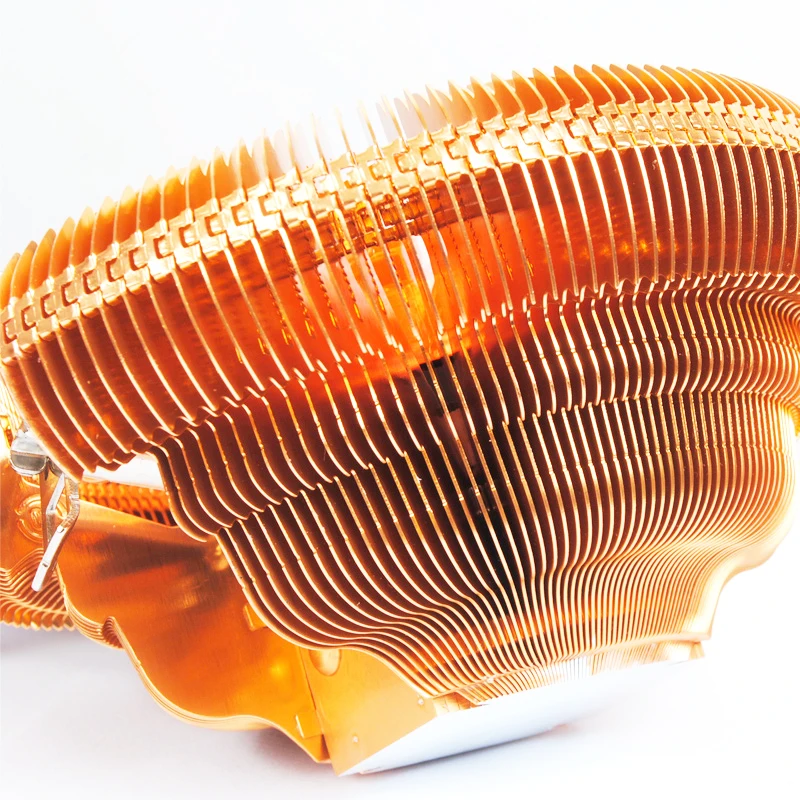 Температура управление mute медь процессор теплоотвод вентиляторы Настольный ПК