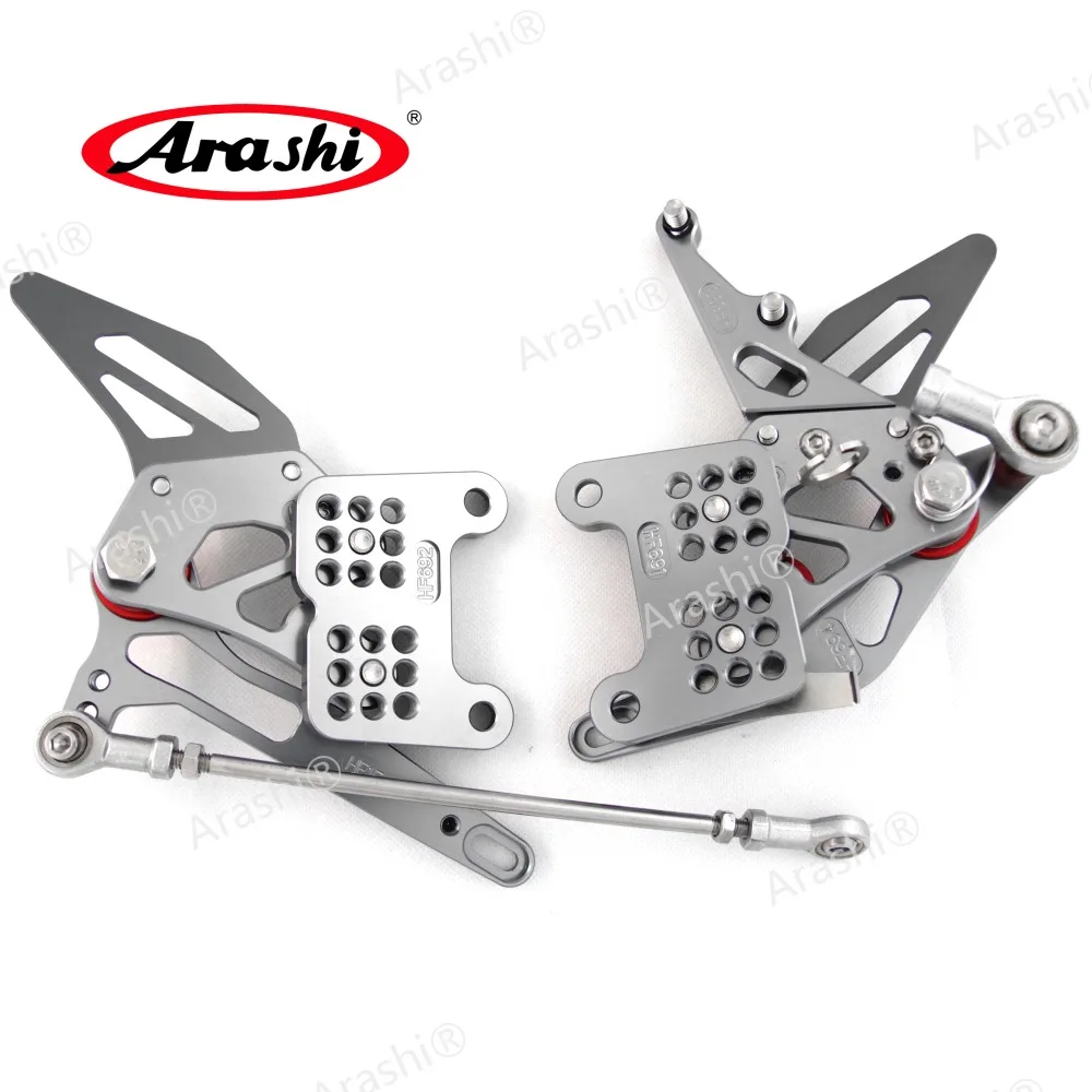 Араши для TRIUMPH Speed Triple 1050 2005 2010 CNC Регулируемые подножки Rider Rearset Rest 2006 2007 2008