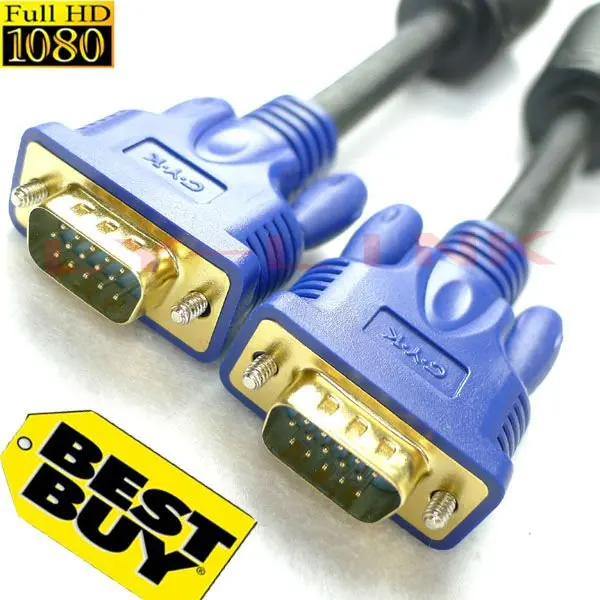Кабель VGA 1080P 15 контактов адаптер штырь 5 м| |