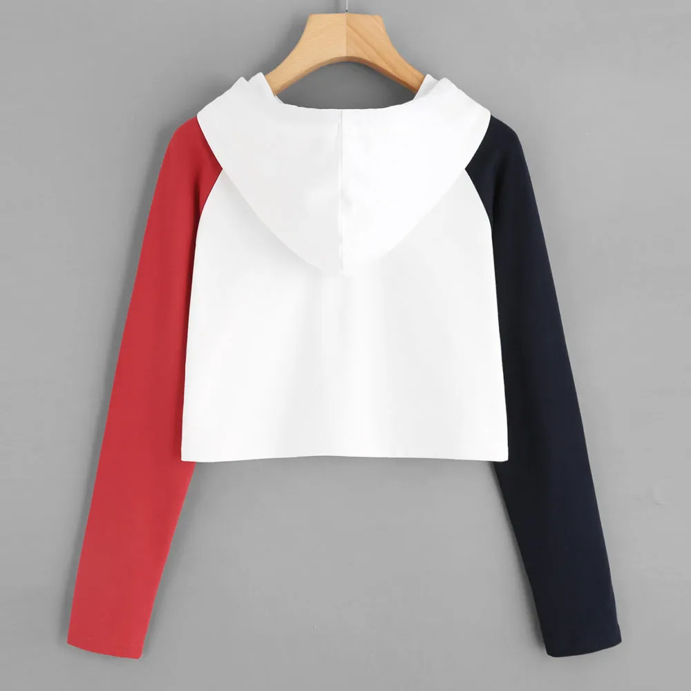 Женские осенние толстовки с капюшоном CHAMSGEND повседневные длинным рукавом