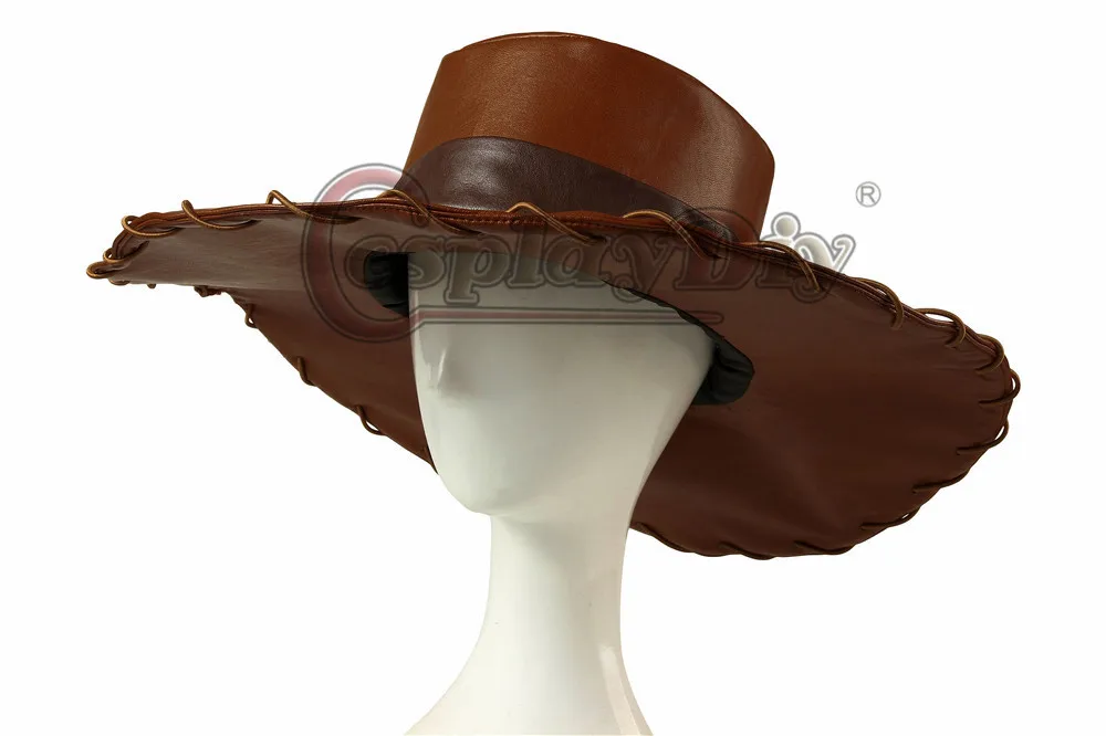 Косплей diy Toy Story 4 ковбойский наряд для Шериф Вуди костюм Stetson шляпа пояс для взрослых мужчин Косплей Хэллоуин наряды индивидуальный заказ