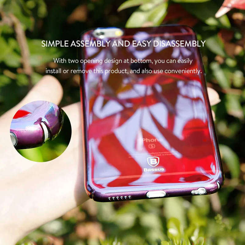 Роскошные глазурные Чехлы для Apple iPhone 6s 6 Чехол 360 полный защитный чехол 7 8 Plus