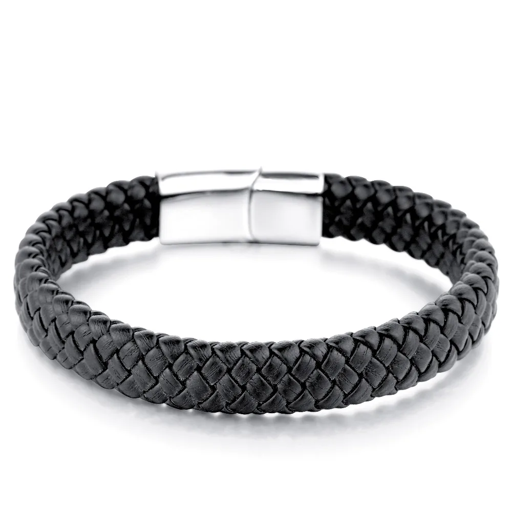 Титан Нержавеющая сталь браслет Для мужчин Jewelry Винтаж подарок мода черной