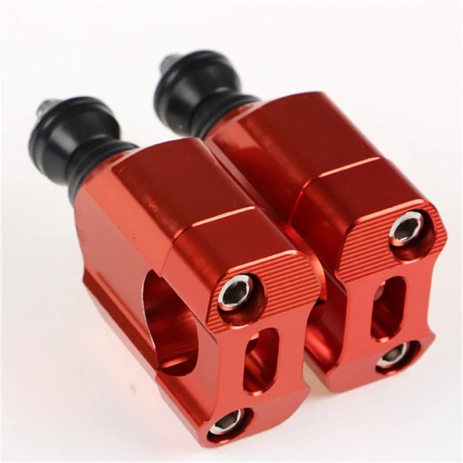 Fuleem 2PCS Universal CNC Motorcycle HandleBar Mounts Clamp Riser Aluminium 1/8" 28mm | Автомобили и мотоциклы