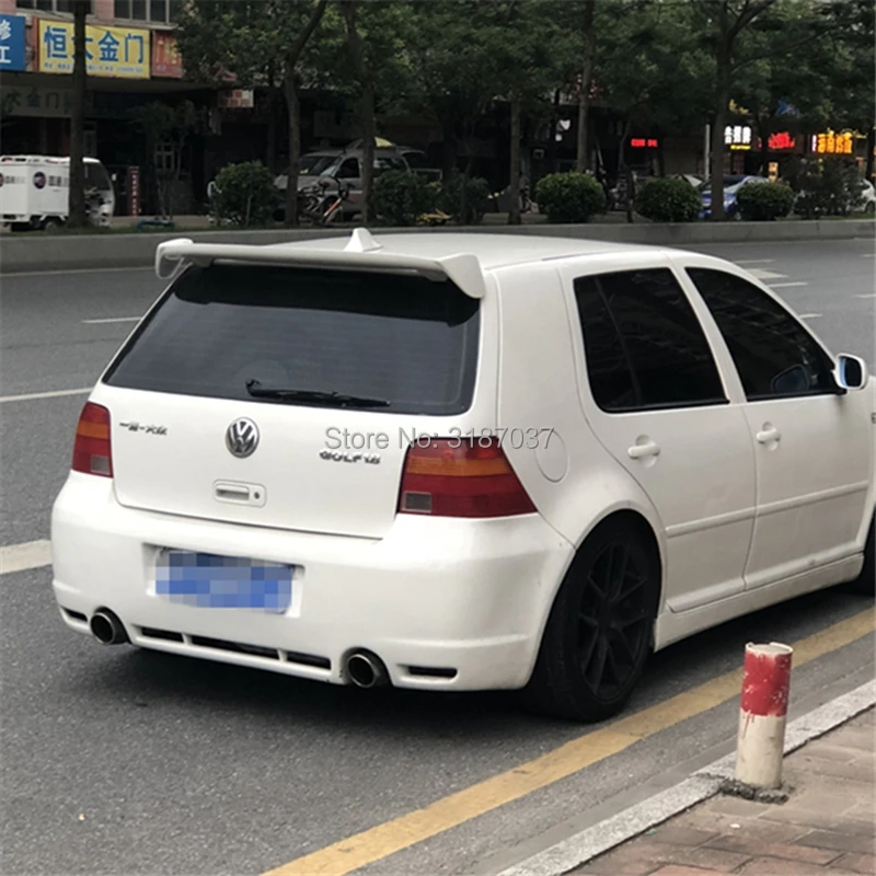 Спойлер для Volkswagen Golf 4 2003-2006 АБС-пластик Неокрашенный задний спойлер на крыло