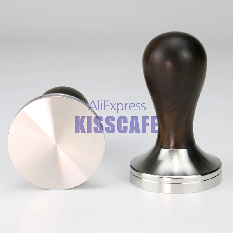 Темпер для кофе молоток порошка основание из нержавеющей стали деревянная ручка