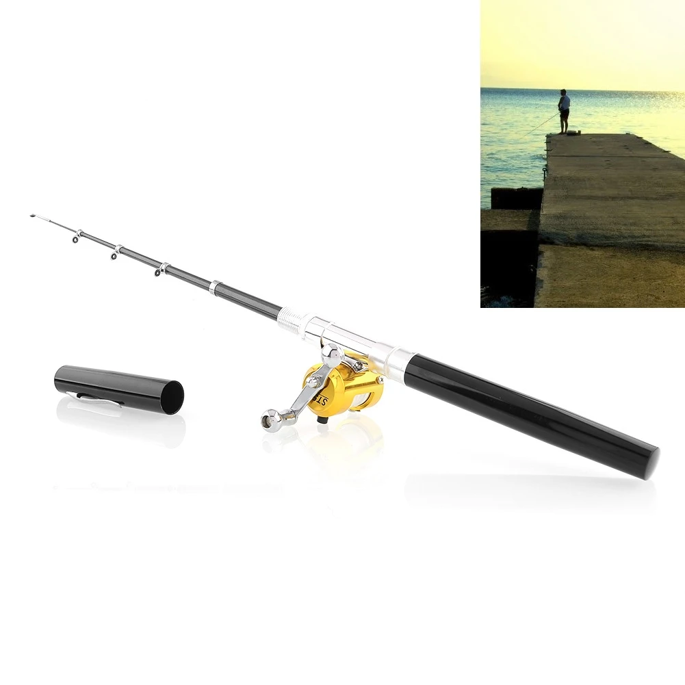 Ручка удочки Катушка для спиннинга полюс Fly комплекты колес черный w/катушка