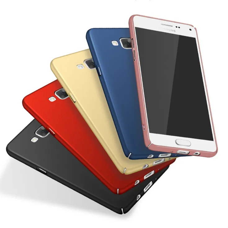 Case For Samsung Galaxy A5 A7 A8 A9 2015 Cover Luxury 360 Plastic Matte PC Hard Phone Cases shockproof | Мобильные телефоны и
