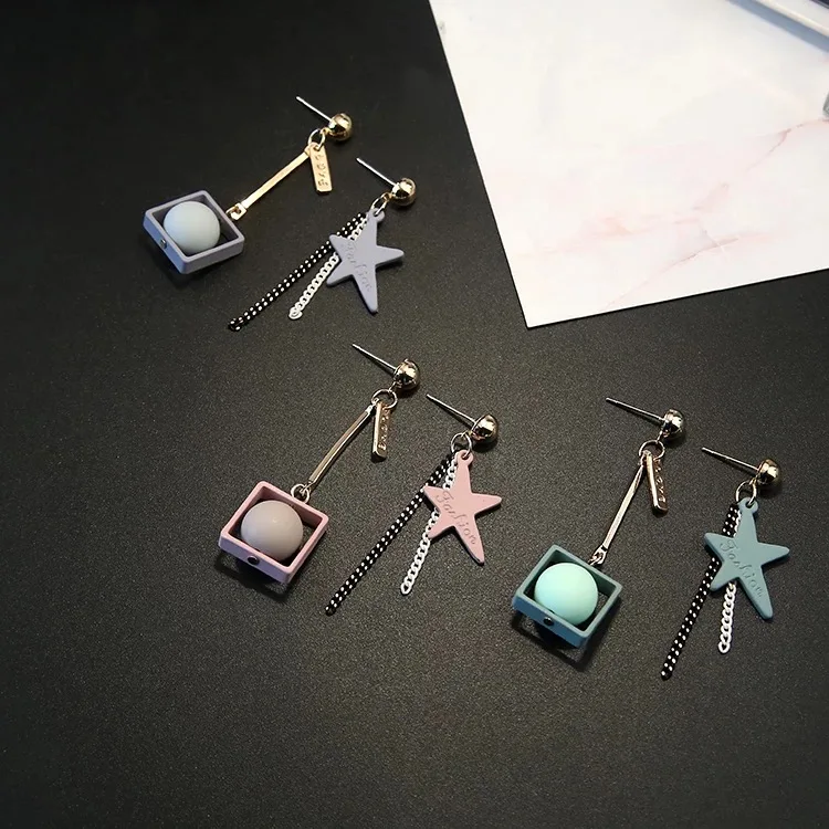 MIAR A.L instagram шикарные детские Необычные стильные модные трендовые серьги для