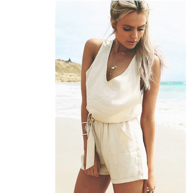 2016 Лето Европа Американский Стиль Короткий Комбинезон Для Женщин Новый