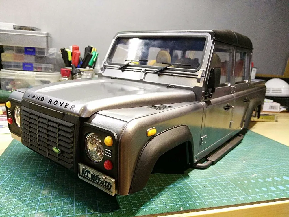 1/10 Wrangler Твердые 5 дверные JK LandRover paining готовый корпус наборы для D130 D110 RCW4D Gelande II G2