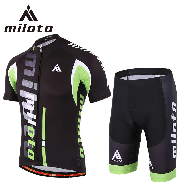 Miloto Pro Джерси велосипедные шорты Наборы для мужчин Мужская Дышащая MTB велосипед