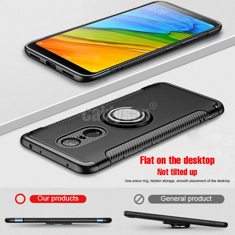 Чехол с кольцом подставкой для Xiaomi Pocophone F1 Redmi 6 Pro 6A 5 Plus 5A Note 4 4X 5A|Бамперы| |