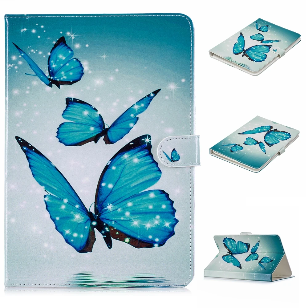 Универсальный 10-дюймовый чехол для планшета с принтом пряжкой откидной