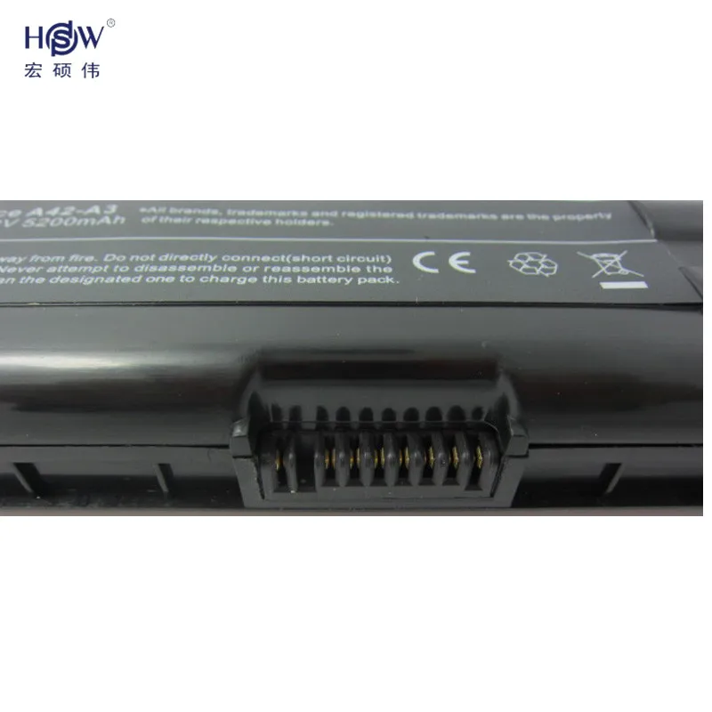 HSW Сменный аккумулятор для ноутбука asus A42-A3 A41-A3 A41-A6 A6E A6F A6G A6J A6Ja A6Jc A6Je A6Jm A6K |