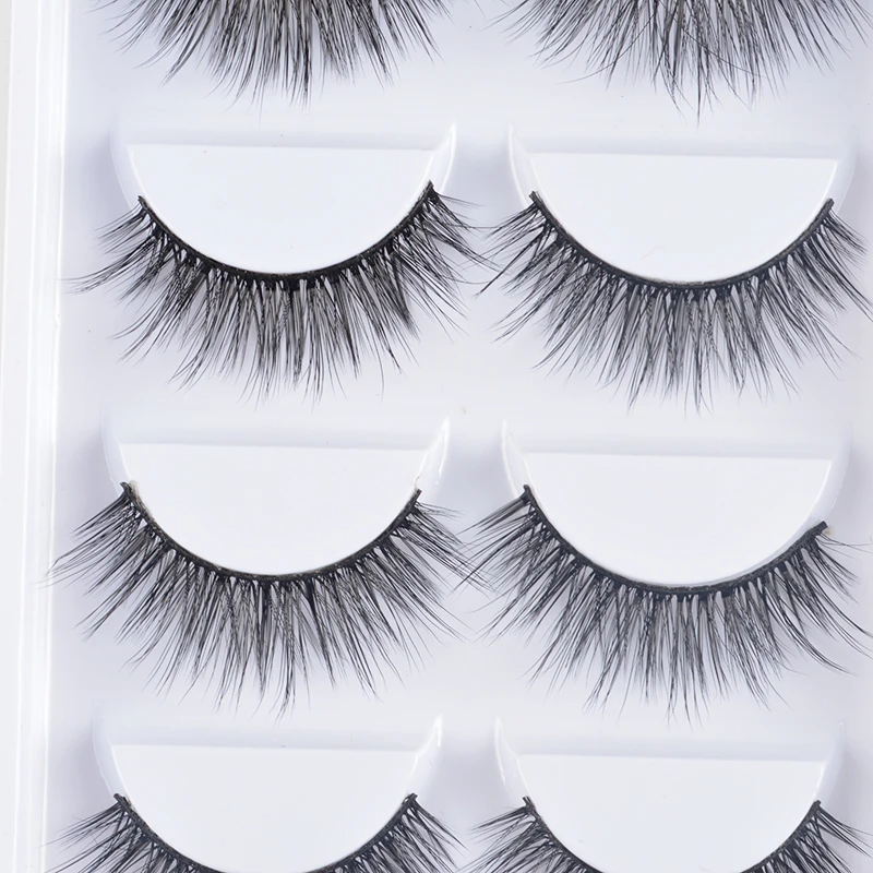 

NEW 5 pairs mink eyelashes false lashes mink 3d fake eyelash extension make up cilios natural long cruelty free lash