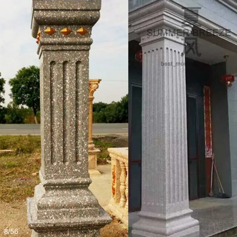 30cm Square Concrete Roman Pillar Mold | Обустройство дома