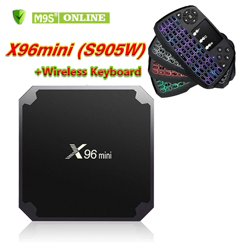X96 MINI Android 7.1 Amlogic S905X Quad Core Smart Set-top Box RAM 2G 16G OTT HDMI H.265 2.4G WIFI Media Player A3 Air Mouse | Электроника