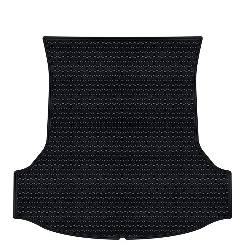 Водонепроницаемый Противоскользящий большой резиновый коврик для багажника Tesla