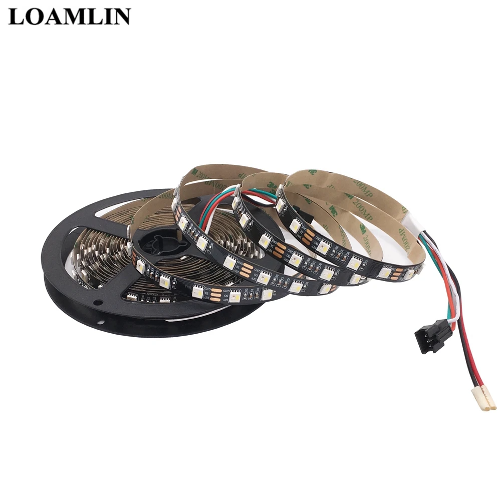 SK6812 5050SMD RGBW (Similair WS2812b) 4 в 1 12 пост. Тока настраиваемый светодиод IP30/IP65/IP67 60