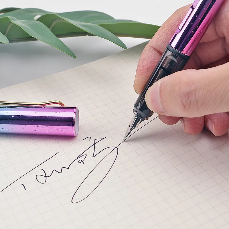 

5pcs/set Art Nib Stationery Fountain Pen Business Office Luxury Ink Colorful Artisan Pen Calligraphy Art Student Stationery Gift