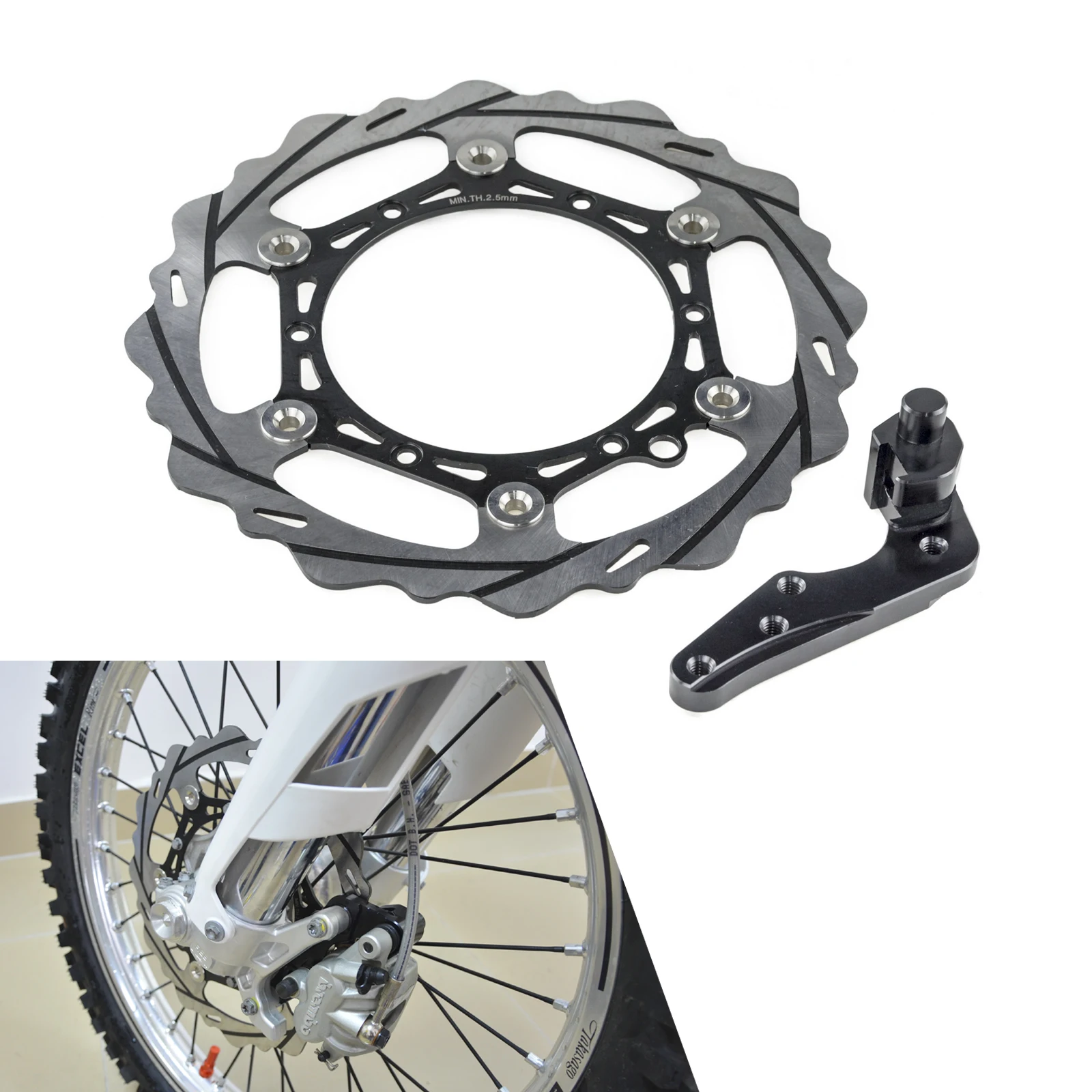 Кронштейн для тормозного диска кронштейн суппорта Husqvarna TE TC FC FE TXC 125 250 300 310 350 449 450