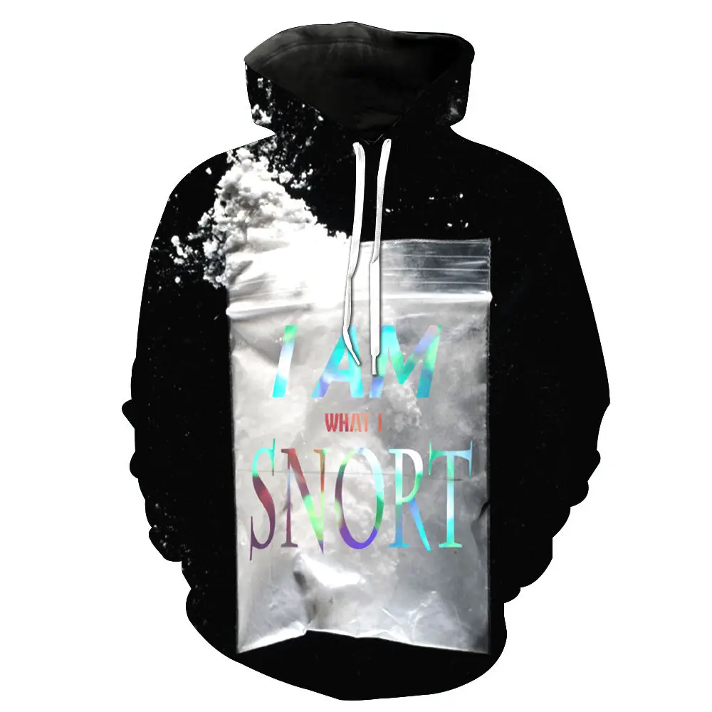 SMT-LMS-0318 Новинка, модная Толстовка для мужчин/женщин, 3d худи с принтом, Drug white powde, другой узор, тонкая, унисекс, тонкая, стильная, с капюшоном, толстовки - Цвет: SMT-LMS-0318
