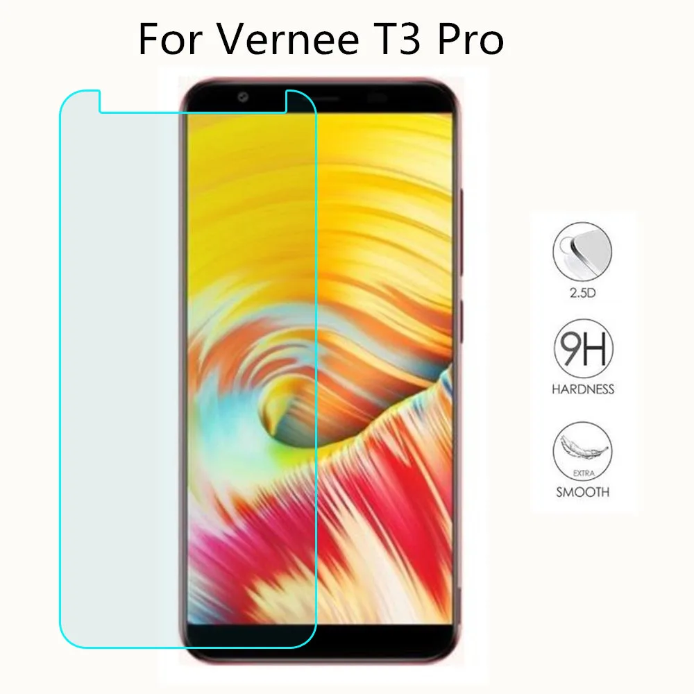 2 шт смартфон закаленное стекло для Vernee T3 Pro 9H Взрывозащищенная защитная пленка