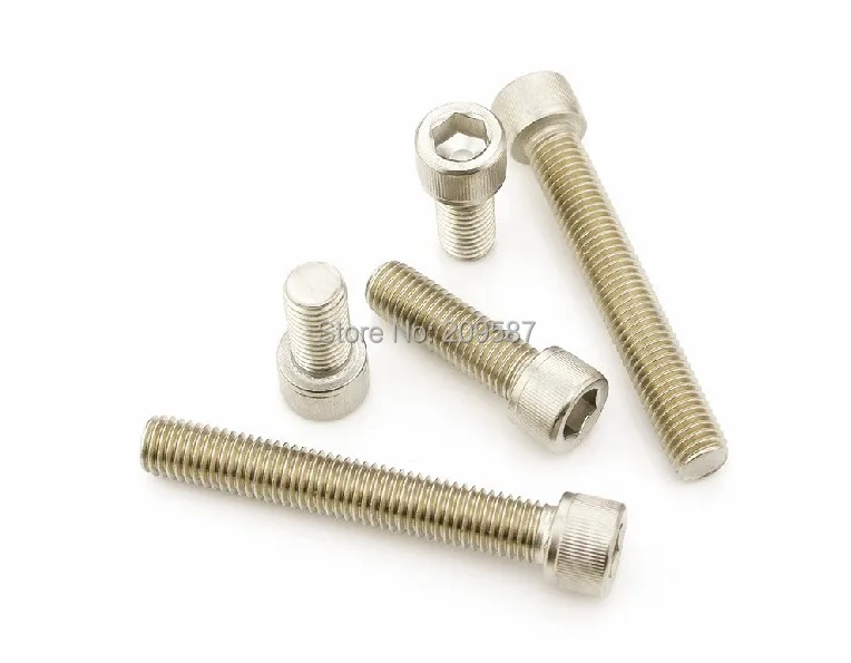 Метрическая резьба Lot50 M5 * 35 мм винты из нержавеющей стали с шестигранным гнездом