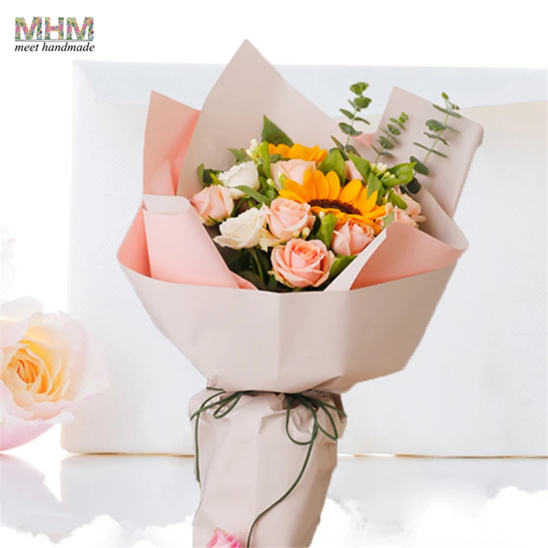 10 шт. цветочная упаковка принадлежности для цветов декоративная крафт бумага