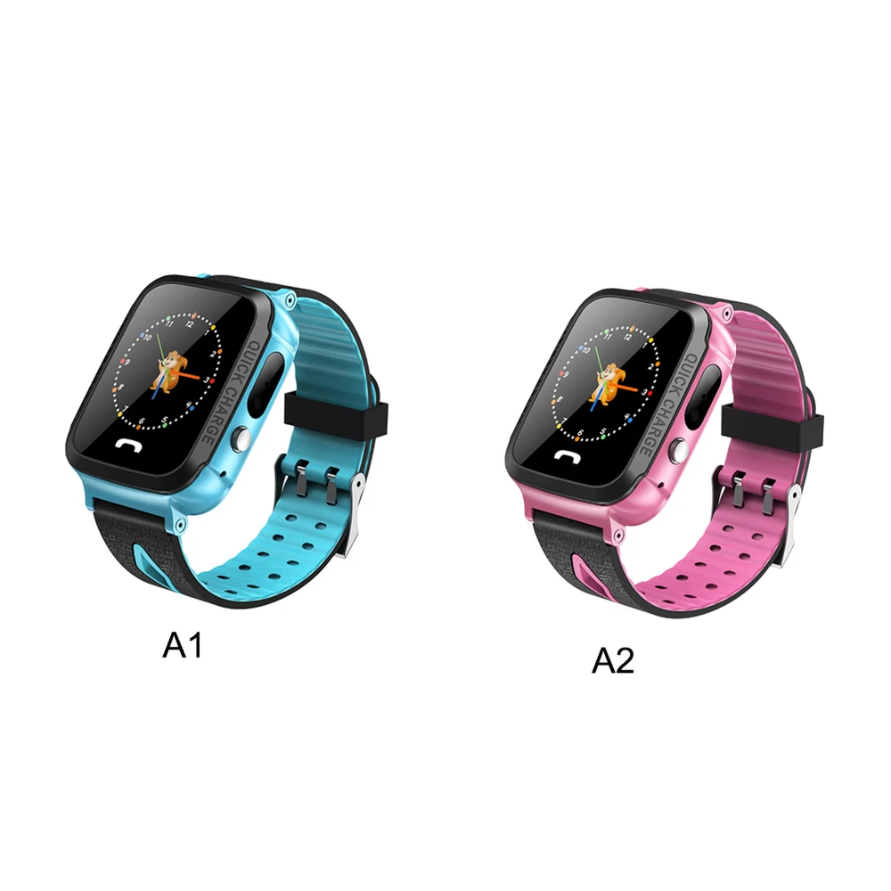 Детские Смарт часы для телефона SOS GPS трекер звонок смарт карта SIM сенсорный экран