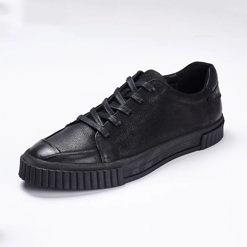 

Genuine Leather Mens casual shoes men designer sneakers for men all-match cowhide spring autumn summer Leisure shoes breathable