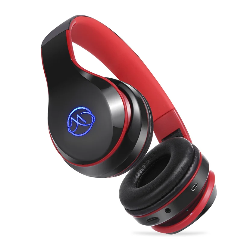 FDBRO BH7 Bluetooth Наушники Hi Fi стерео Бас Беспроводной гарнитура светодиодный