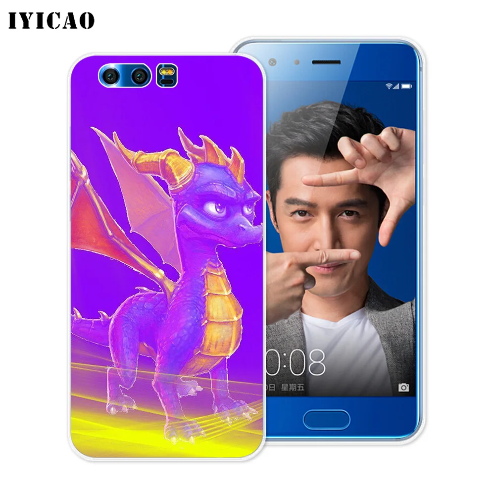 Мягкий силиконовый чехол IYICAO Spyro The Dragon для Huawei Y9 Y7 Y6 Prime 2018 Honor 8C 8X 8 9 10 Lite 7X 7C 6A 7A Pro |