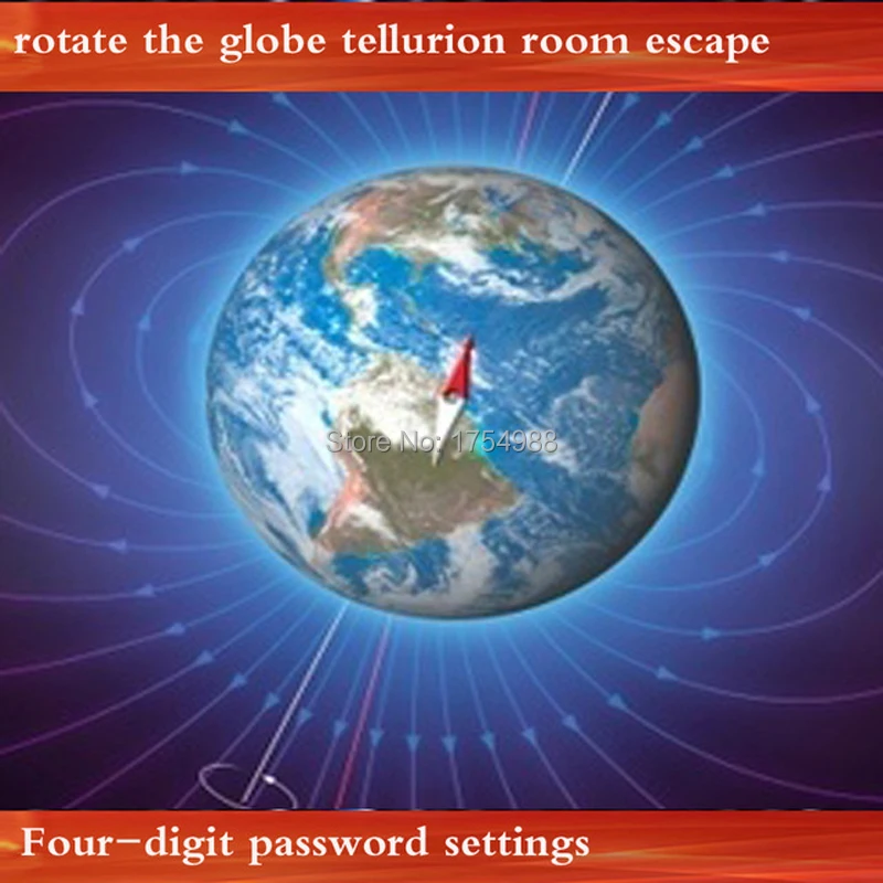 Tellurion инструменты для побега комнаты повернуть Глобус камерный реквизит открыть