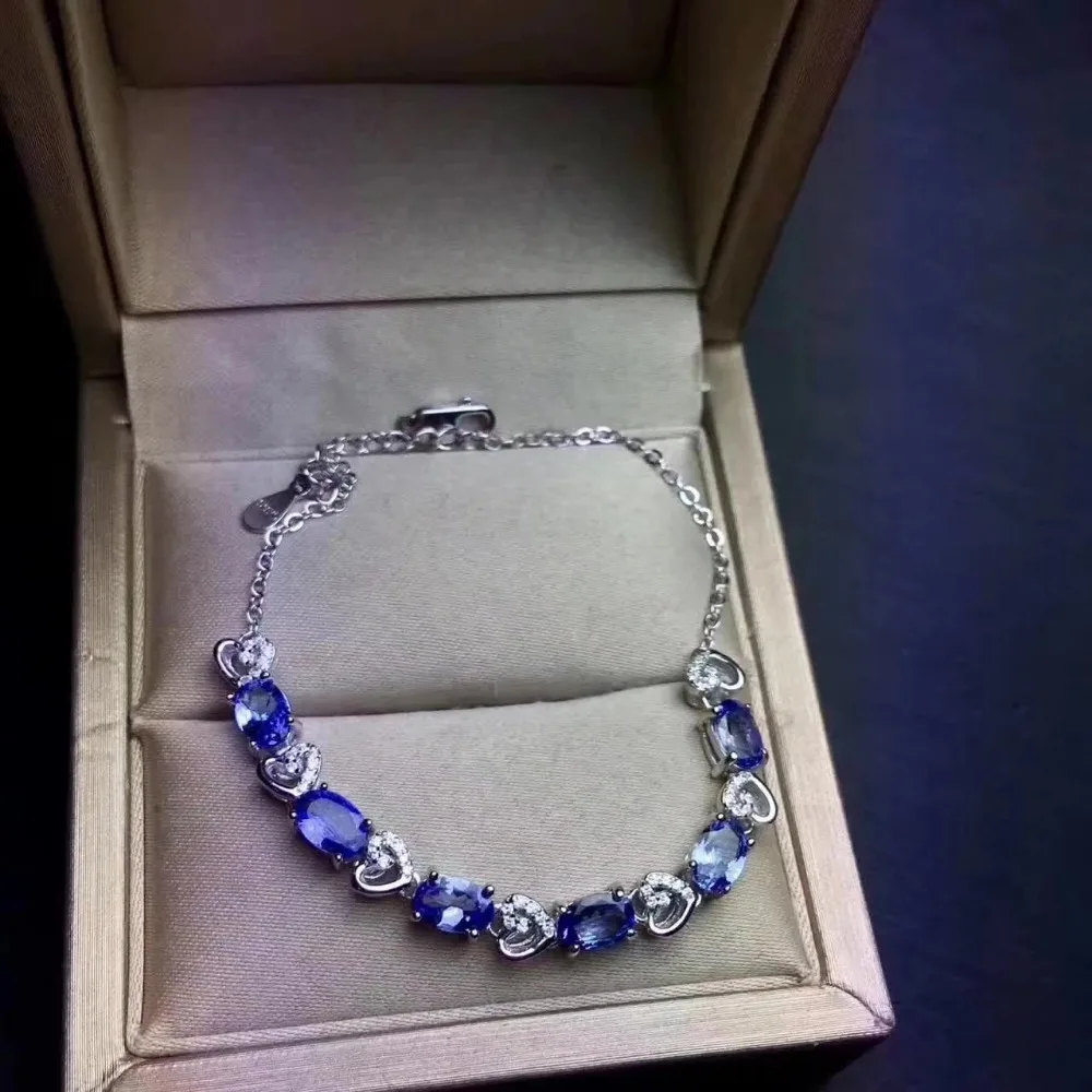 Женский браслет из синего циркония Fidelity вечерние ювелирные украшения