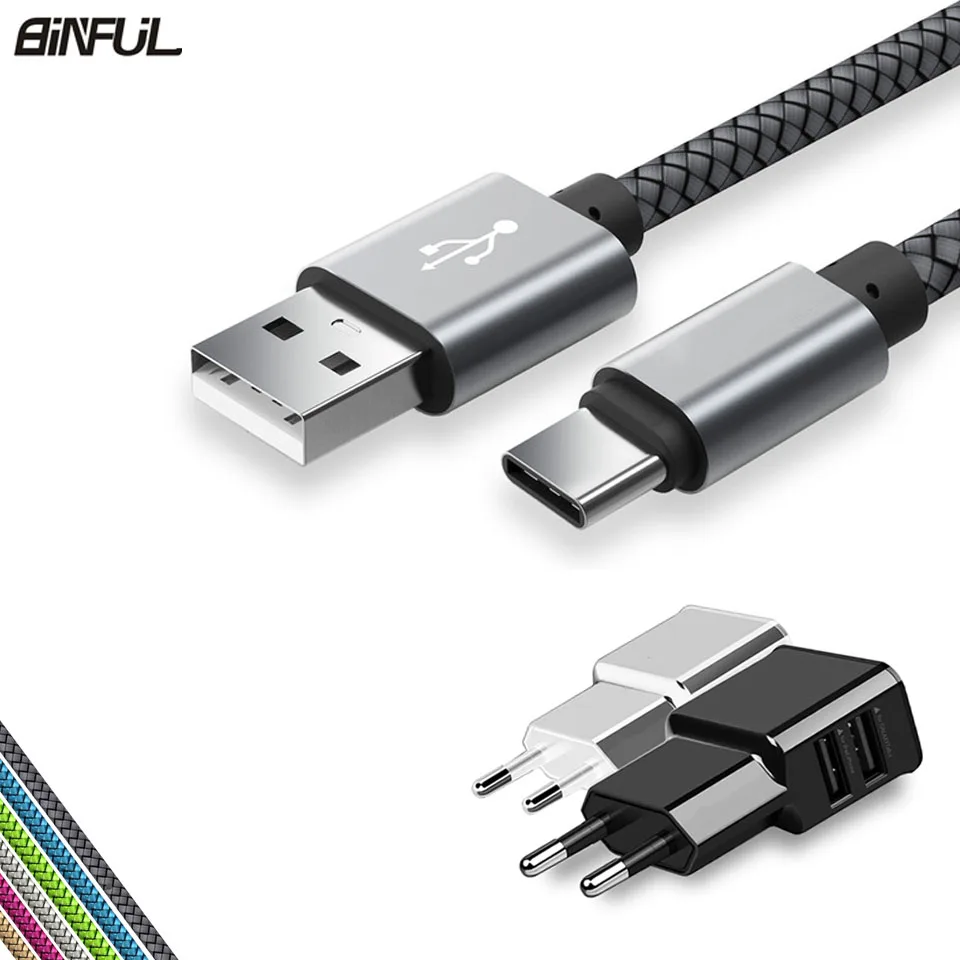 Зарядный кабель USB Type C длиной 25 см 1 м/2 м/3 м/длинный 0 25/2/3 м для зарядки смартфона
