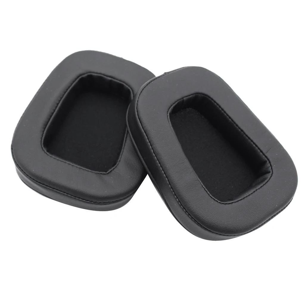 Фото 2 пары мягкие удобные кожаные амбушюры Подушка для Logitech G533 G933 G633 G 633 933 Artemis наушники гарнитура №3