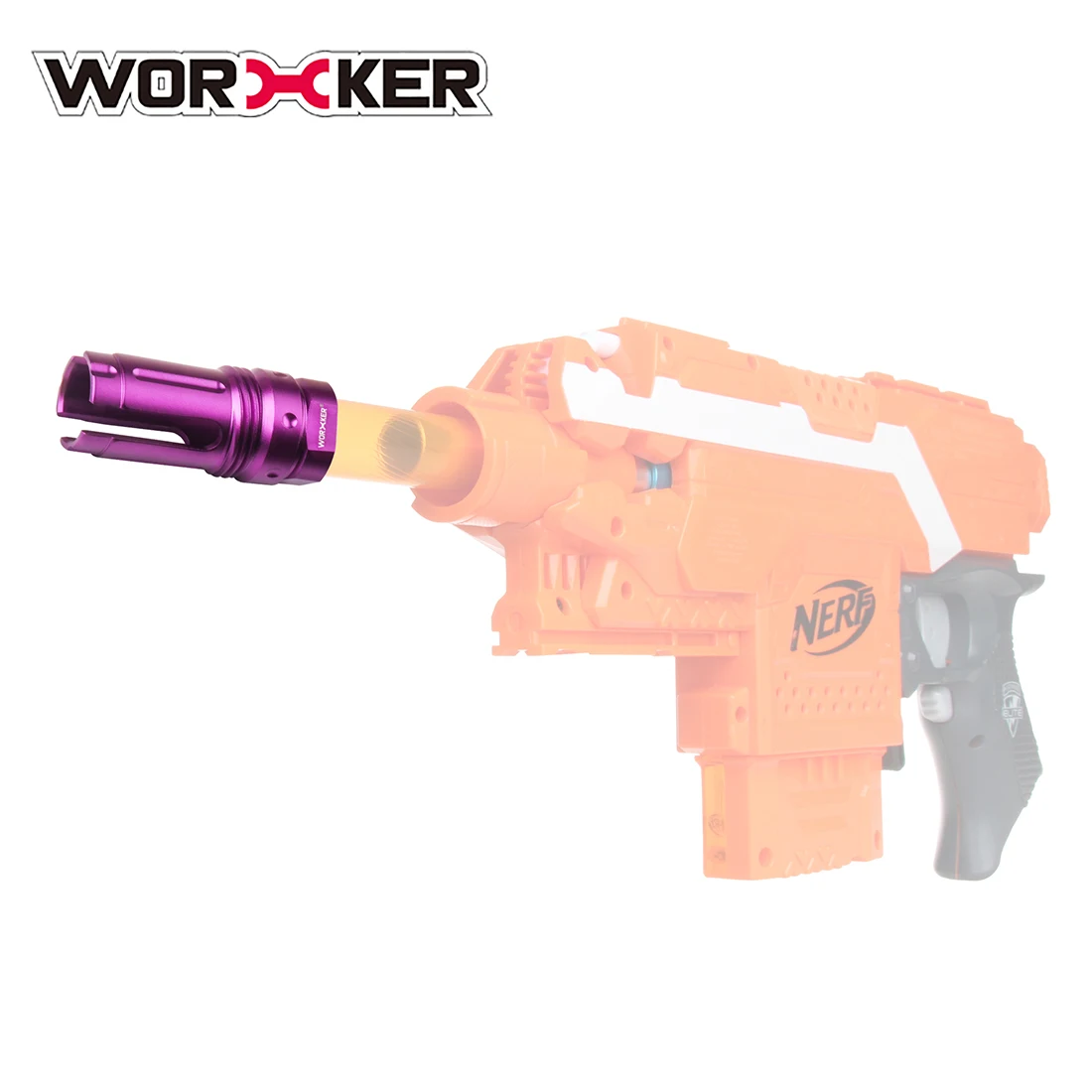 Worker Trident Barrel декоративная крышка с резьбой для LH Vector Gen.2/JM GEN.8/9 с 19 мм Внутренний Зуб Передняя Труба декоратор