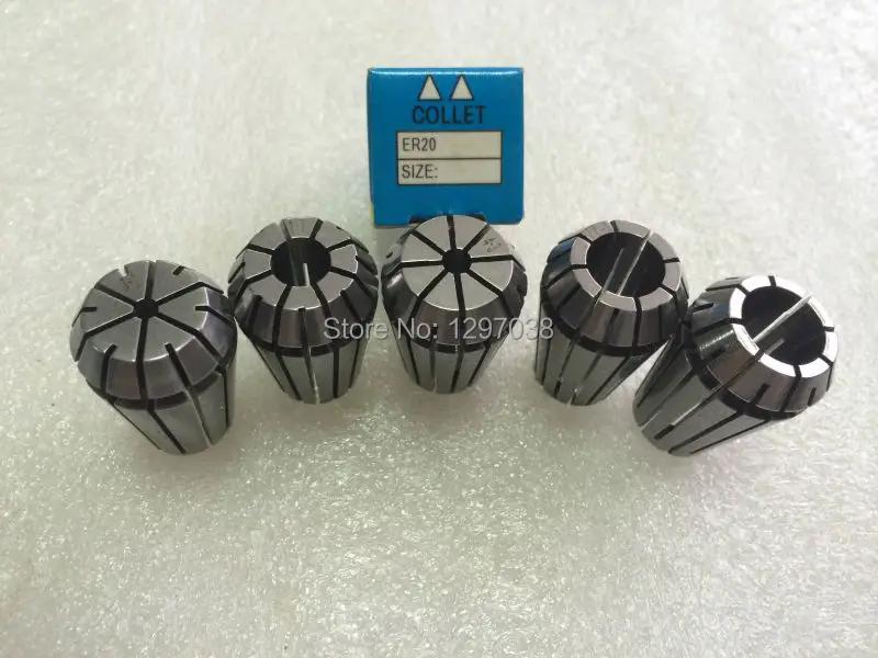 

3pcs for Choose ER20 (3-13mm) CNC Spring computer engraving machine collet precision spring collet for CNC milling lathe tool