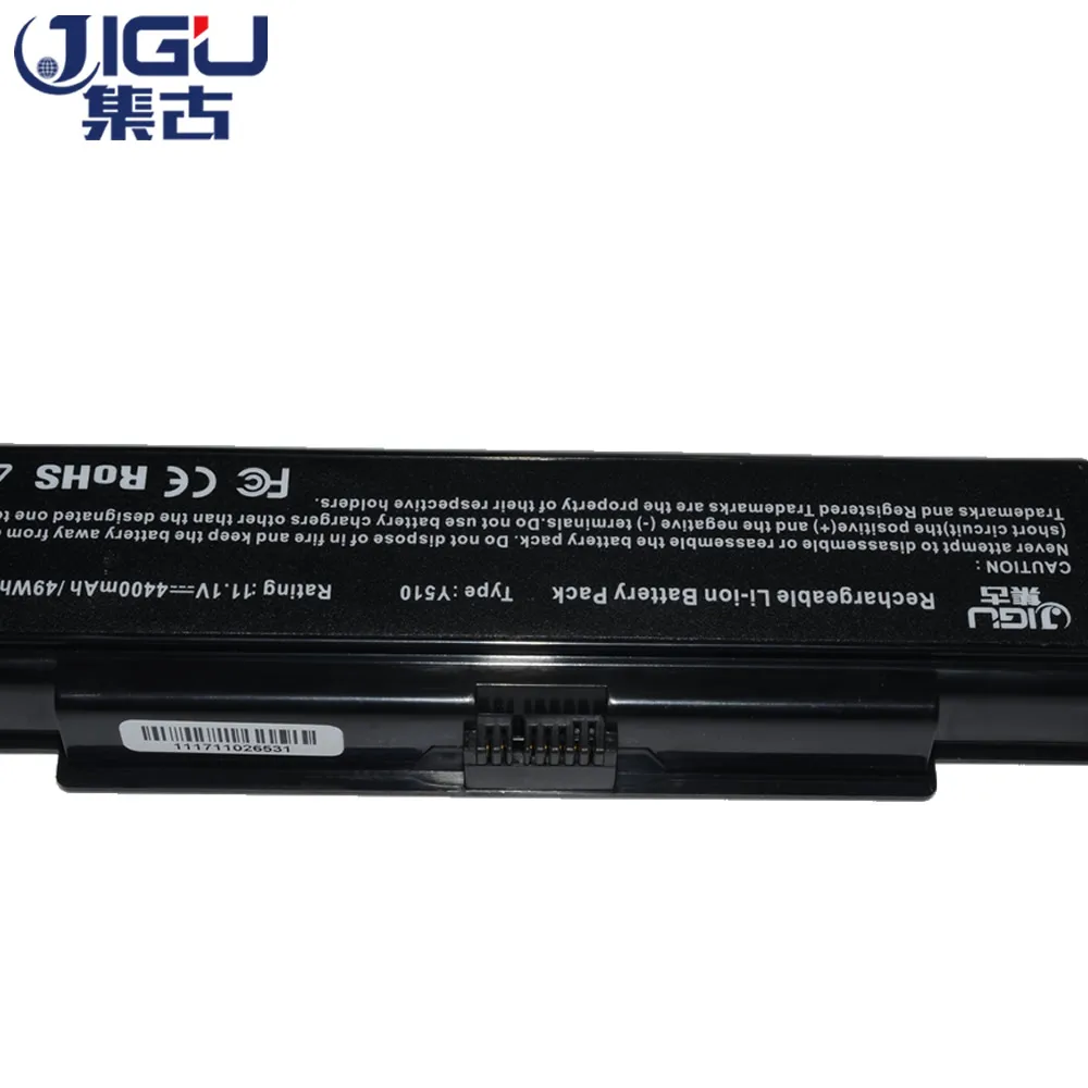JIGU Laptop Battery 45J7706 ASM 121000649 FRU 121TS0A0A For Lenovo 3000 Y500 Y510 Y510A IdeaPad V550 Y530A Y730A Y710 Y730|laptop battery|laptop