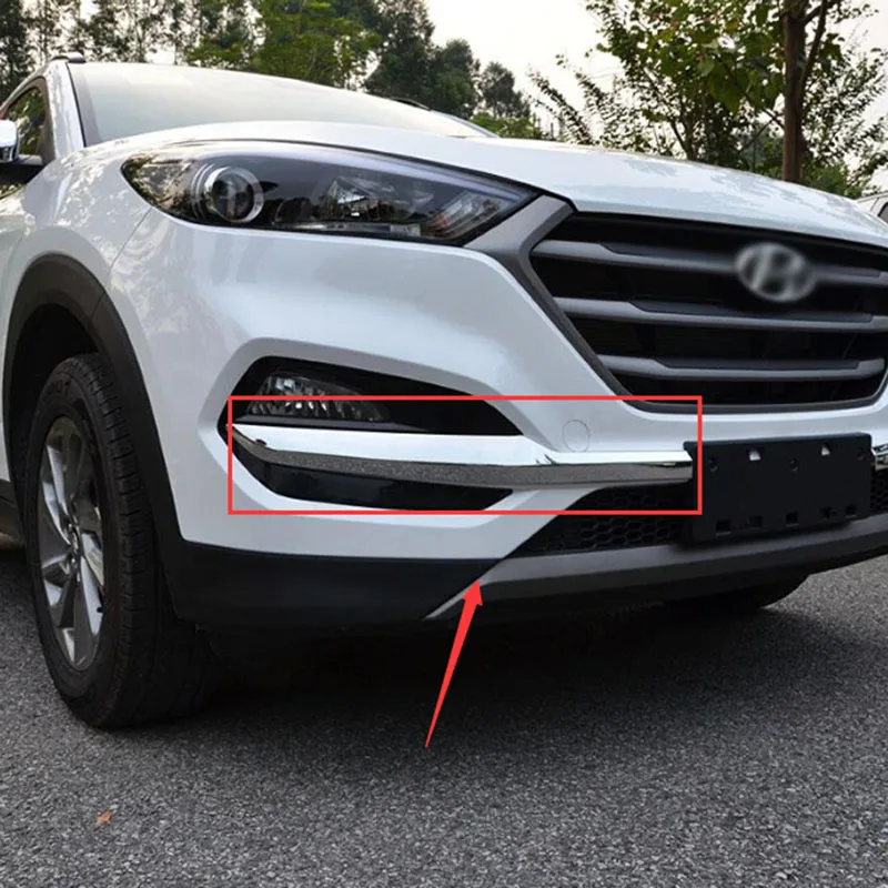 Автомобиль ABS хромированные передние нижней части бампера Туман светильник