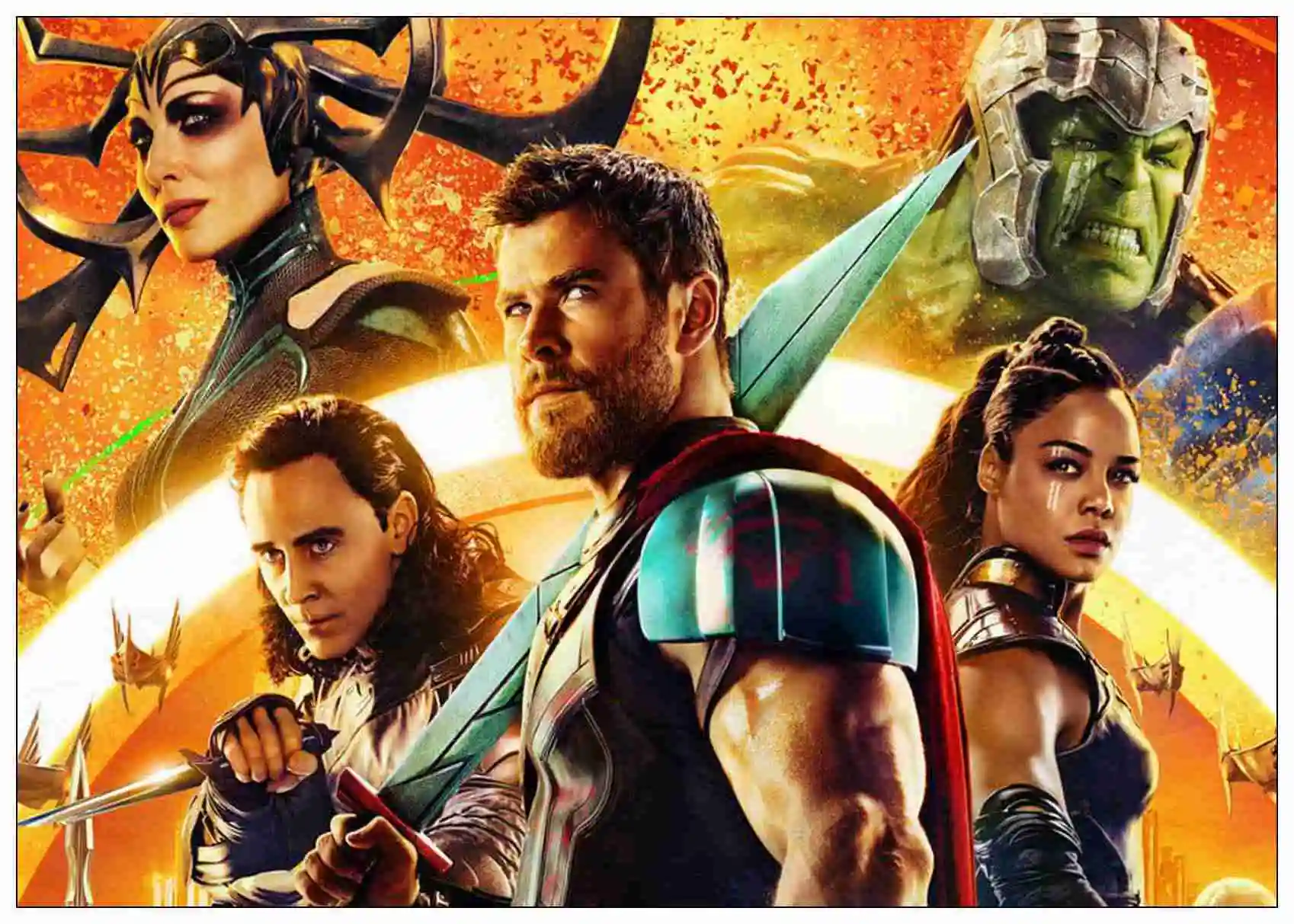 Thor Ragnarok фильм плакат Marvel фильм мелованная бумага настенный плакат наклейки на стену - Цвет: D81